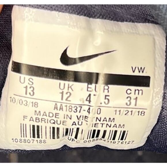 Mens Nike Roshe G Blue Spikeless Golf Shoes Sneakers- AA1837-400 Size 13 - Picture 6 of 6